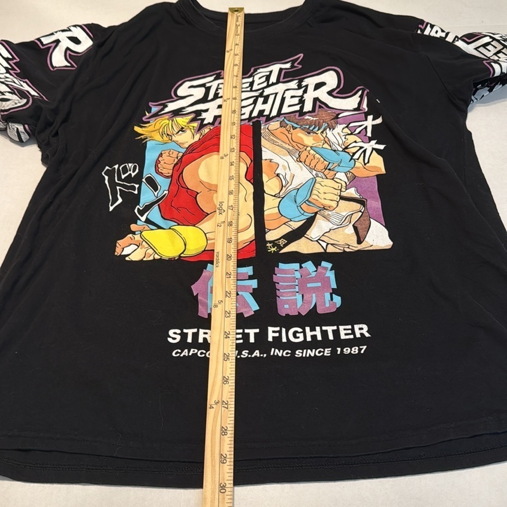 Capcom Men's Limited Edition Vintage Black Street Fighter T-Shirt Size 3XL - Picture 5 of 9